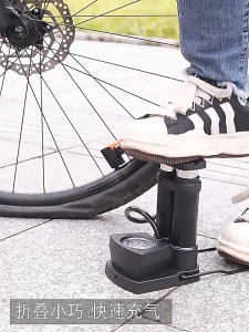 High Pressure Foot Pedal Double Cylinder Air Pump  Pam Angin Tekanan Tinggi Basikal Kereta & Bola