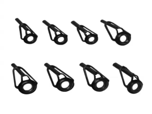 8pcs Ring Guide Tip For Fishing Rod Guides Circle Mixed Sizes Fishing Pole Rings Build Repair Parts