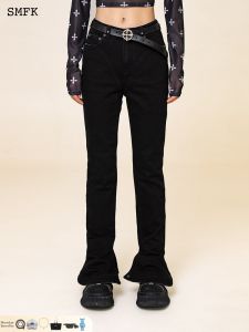 SMFK | Celebrities Choice Patchwork Slim Classic Flared Jeans