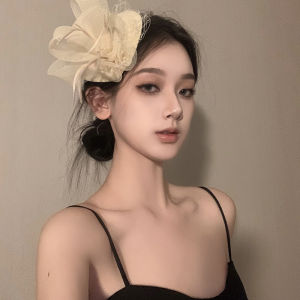 Wedding Flower Mesh Hair Clip Womens Style Halloween Bride Atmosphere Sensation BXA Hairpin Fashionable Hair Accessories