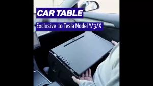 Bàn Để Laptop Trên Ô Tô Car Business Carbon Table Có Thể Gập Lại - BestMartVN