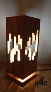 Lampu Tidur Meja Nakas Hias Gantung Dinding Teras Cafe Kayu Rustic Jepang Antik Wooden Table Desk Lamp Japan Style Restoran Belajar Baca Vintage Minimalis Aesthetic Jati Belanda LKG Dmr Kreatif