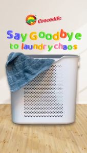 HIGH QUALITY Portable Japanese Style Dirty Clothes Basket Laundry Basket Minimalist Laundry Basket Bakul Dobi