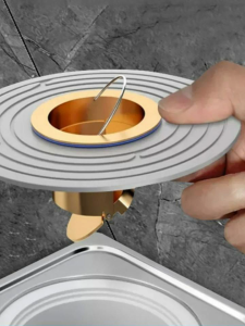 Plus Size Floor Drain Core Insect-proof Odor-proof Copper Floor Drain Core Floor Sewer Hair Catcher Bathroom Accessories for Fast Drainage
