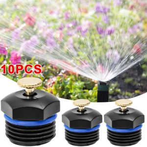 10/5Pcs Adjustable Watering Sprinkler Thread Spray Nozzle For Gardening Greenhouse Lawn Irrigation System Kit Home Garden Tools