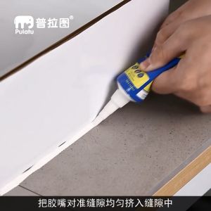 Lem Sealant Silikon 120/220ml Untuk Keramik Pembatas Air Kamar Mandi Lem Nat