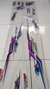 SUPRA FIT NEW (COD) STIKER STRIPING MOTOR HONDA SUPRA FIT NEW - STIKER LIST GRAFIK SIMPLE WARNA VARIASI DESAIN RACING HOLOGRAM DAN TRANSPARAN BISA COD IPS.KODE-475