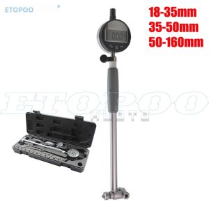 Máy Đo Lỗ Khoan Kỹ Thuật Số Có Độ Chính Xác 001mm Chỉ Thị Vòng Tâm Dùng Cho Đường Kính 18-35mm 35-50mm 50-160mm Dụng Cụ Đo Luyện Kim