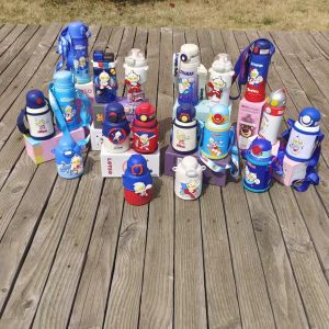 Insulated Cartoon Straw Lid Thermos Cup