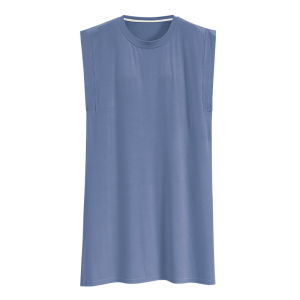 MiiOW | Ice Silk Sleep Dress With Chest Pad Womens Summer Thin Casual Dress 2025 Style Outdoor Wearable Long Pants Round Neckline