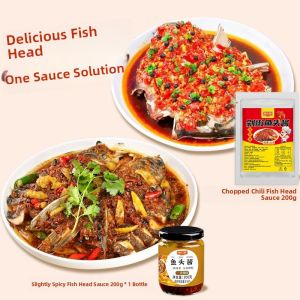 Wenzhou Fish Head Sauce Small Bottle Seafood Sauce Steamed Fish Hot Sauce Onion Oil Juice Soy Sauce Flavor Spicy Commercial Household Model