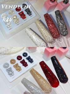 HOÀN TIỀN 15% - Set sơn gel nhũ flash 5 màu chính hãng siêu sáng đẹp HOT