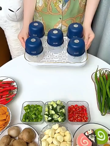 Electric Garlic Chopper Meat Grinder Garlic Masher Machine Multi Portable Food Processor