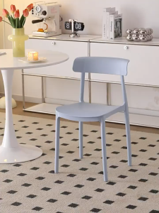 ORANGE เก้าอี้พลาสติกสไตล์นอร์ดิกเรียบง่ายเก้าอี้ทานอาหาร/เก้าอี้สนาม หลากสี วางซ้อนได้ รับน้ำหนักดี ราคาถูกสุด