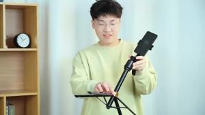 2026 Q13 AI Selfie Stick Tripod with 360 Degree Facial Tracking Multifunctional Phone Holder Includes Remote Control