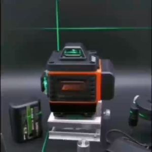 4D/16 Line Green Laser Level with Automatic Calibration High-Precision Infrared Measuring Tool for Industrial Use