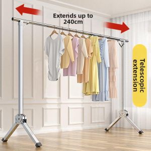 xianxunxue | Stainless Steel Expandable Foldable Floor Standing Drying Rack