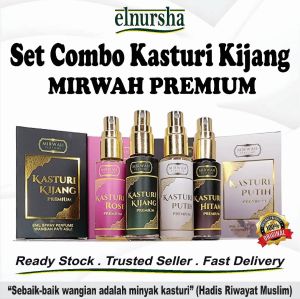 Mirwah Premium Aromatic Spray - Essence of Kasturi Kijang Sunnah Rasulullah