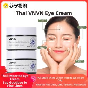 VNVN Snake Toxin Peptide Eye Cream Moisturizing Hydrating Smoothing Fine Lines Wrinkle Reducing Skin Nourishing Thai Brand