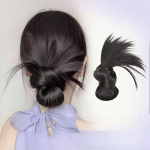 1pcs Tóc tổng hợp Claw quả cầu lông bằng lông lười biếng Kẹp Tóc Tóc Giả bắt Clip tóc đuôi ngựa cao Phụ kiện tóc