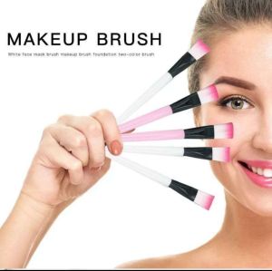 MAKEUP BRUSH RAINBOW GAGANG PINK MURAH TERBARU