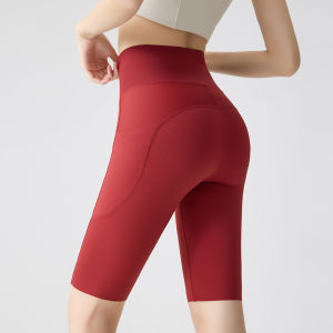 High Waist Three-Inch Bicycle Riding Pants Women Summer Thin Shorts Base Layer Bottoming Shorts Tummy Control Butt Lifting Fitness Shark