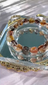 [现货] 10mm 彩发晶手串🏆🏅聚财旺运 × 平衡能量 × 增强贵人缘｜10mm Multi Rutilated Quartz Bracelet｜Wealth • Balance • Fortune