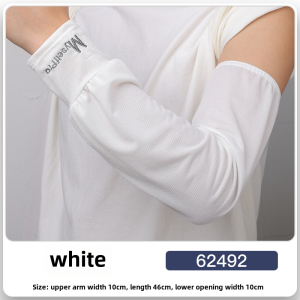 Loose Ice Silk Arm Covers for Men Summer Cycling Protection Sleeve Driving Ice Sleeve New 2025 Large Size Sunscreen Sleeve