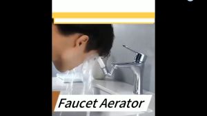 Universal Splash Filter Dual-Function Faucet Aerator 720° Rotat Kitchen Bathroom Leak-Proof Splash-Proof Tap Extension