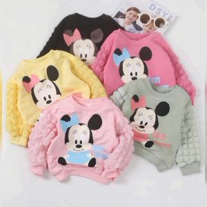 sweater anak perempuan lengan jagung import usia 6 bulan sampai 3 tahun - kaos anak terbaru