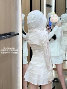 New Ice Silk UV Protection Skin Clothes Summer Outdoor Lightweight Womens Breathable Sunscreen Clothing Windproof Cooling