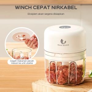 HAN RIVER mini blender kapsul serbaguna / chopper mini portable Motor yang kuat