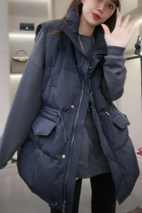 Womens Loose Fit down Vest Autumn Winter New Style with Big Pockets Versatile Jacket Shoulder Coat Trendy Fashion Commute