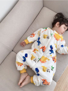 Cartoon Print Sweet Fleece Sleep Bag Top