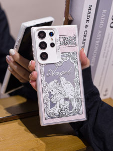 Samsung S25 Ultra Phone Case with Lanyard Anti-Fall Protection Simple Ins Style Korean Fashion Phone Protective Cover Shell