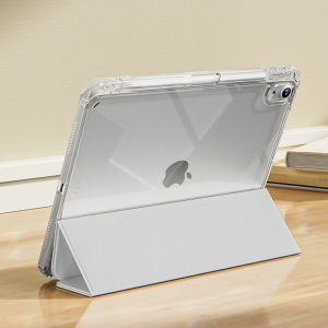 zoyu | Ốp Lưng Toàn Thân Trong Suốt Chống Sốc cho iPad có Khe Đựng Bút