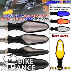 Ready Stock Duckbill Shape Dual Light Turning Signal Light Signal Lamp Universal Y15zr Y15 Y125z Rs150 Y16