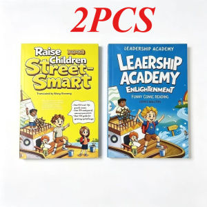 Hot Toys | 2-BookSet Raise Children Street‑Smart + Leadership EnlightenmentComic Books ChildrenEnglish Parent‑child EducationalReadingBooks