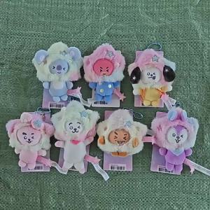 Bandai | Mặt Dây Chuyền Túi Lông Thú Galaxy Tie-Dye Kpop Đáng Yêu - Móc Khóa Búp Bê Nhồi Bông Nhân Vật Dễ Thương Trang Trí Treo Nhiều Màu Sắc Hình Ngôi Sao