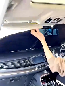 🔥ลดล้างสต้อก 🔥 ม่านบังแดดรถยนต์ ที่กันแดดรถยนต์ ร่มกันแดดในรถยนต์ รถกันแดด สามารถพับได้ ฟรีถุงใส่ม่านบังแดด ม่านบังแดด BYD ATTO 3 BYD Dolphin