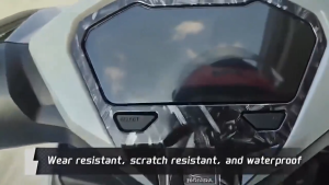 HONDA CLICK V3 & V2 Speedometer Screen Protector: 9D Ceramic Anti-scratch Motorcycle Accessories