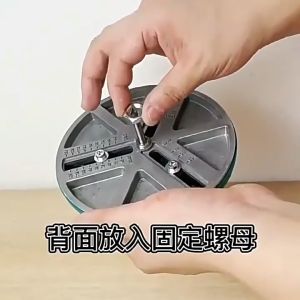 45mm-130mm Woodworking cutting tool hole opener Adjustable Hole Saw Opener For drywall materials plastic cork