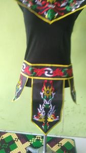 Renda Bordir Aksesoris Tari Burung Kasuari