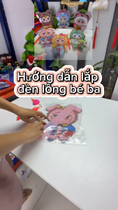 Đèn Lồng Trung Thu Bé Ba Phát Sáng Phát Nhạc – Có Tay Cầm – 6 Mẫu Dễ Thương