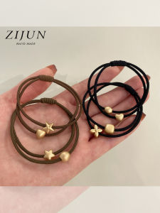 ZIJUN | Star and Heart Multi-layer Hair Ring Hair Ties for Women
