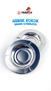 Asbak Rokok Stainless / Tatakan Puntung Abu Rokok