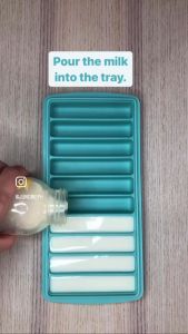 Junobie Breast Milk and Food Storage Tray 10 oz (Mint | White)