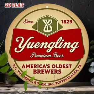 Vintage Rustic 2D Flat Aluminum Wall Art 8x8 Inch Round Waterproof Durable Decor For Home Bar Cafe Pub Man Cave