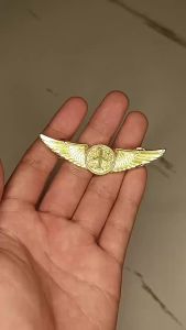 Diy Fashion Pin Wing Pin Pilot Airplane Brooch Pin Metal Airplane Brooch Wing Pin Pilot Brooch