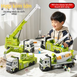Simulated Crane Toy Truck Large Alloy